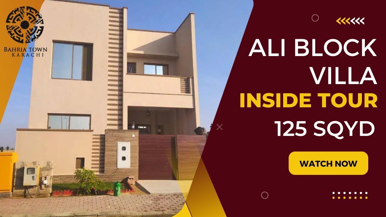 Ali Block Villa Inside Tour 125 SQYD Latest Updates Bahria Town Karachi Most Prime Location In BTK