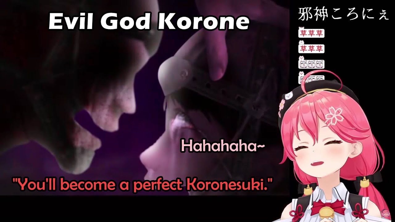 [Spoiler] Miko's Reaction When Got Kidnapped And Nearly Got Brainwashed By Evil God Korone Cult