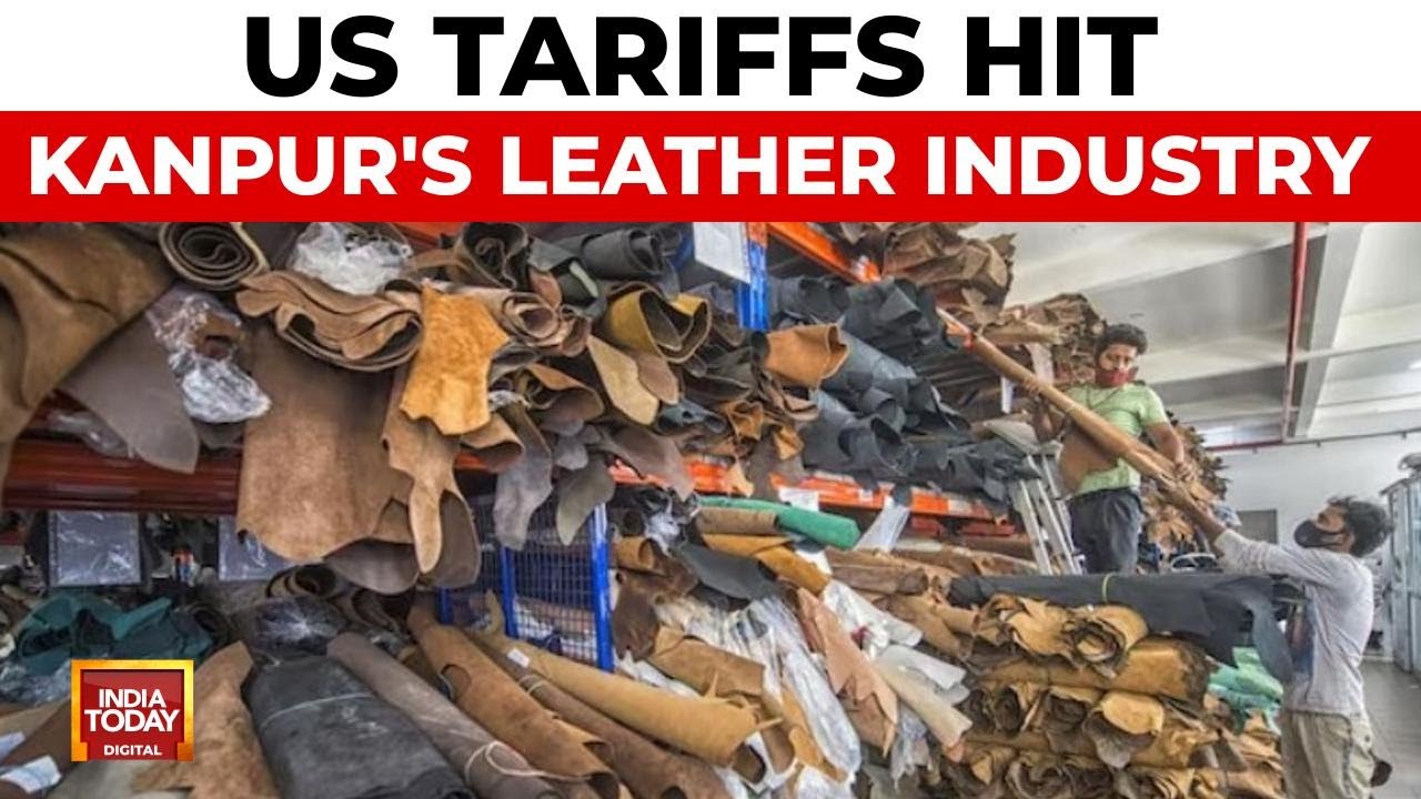 US Tariffs Cripple Kanpur's Leather Hub; Factories Halve Output, Jobs Lost | India-US Trade War