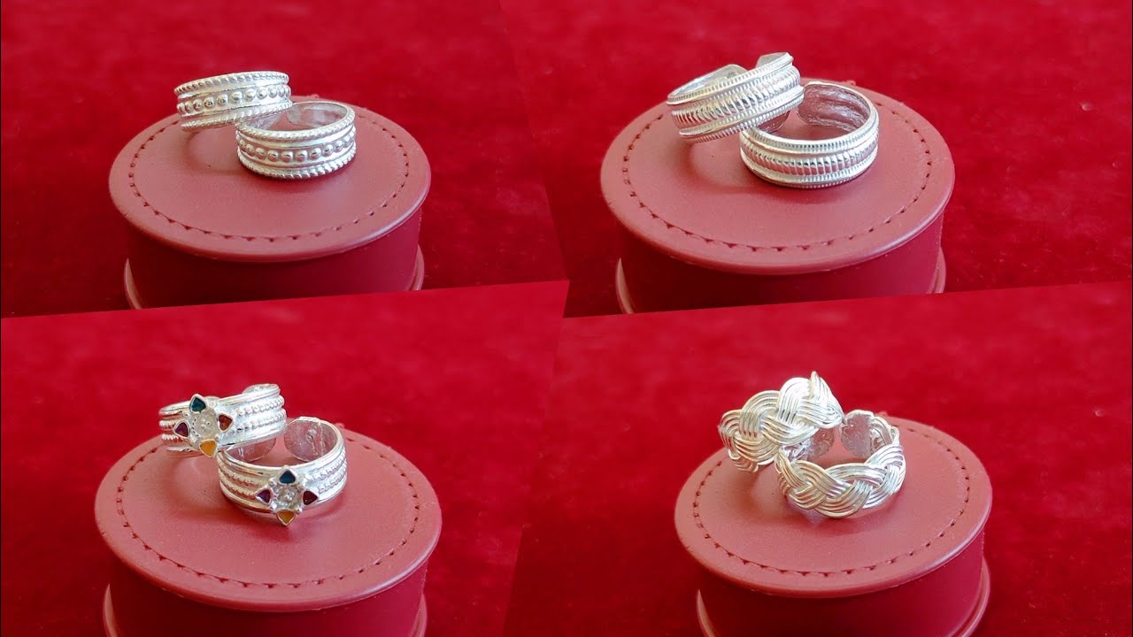 pure Silver Toe Ring Designs with Price 2023/new silver toe ring designs for women