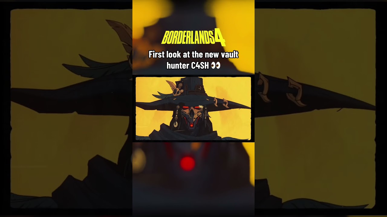 First look at the new vault hunter C4SH in Borderlands 4