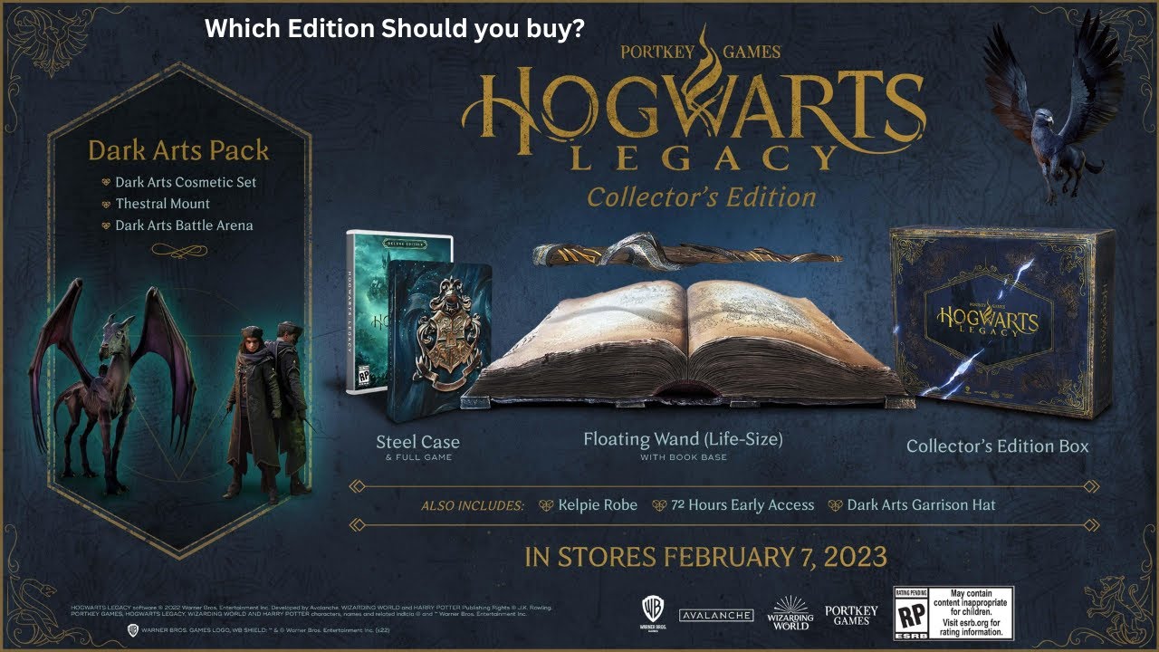Hogwarts Legacy Editions - Which should you pre-order?