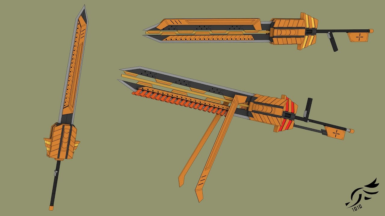 'Screaming Angel' - RWBY OC Weapon (Commission)