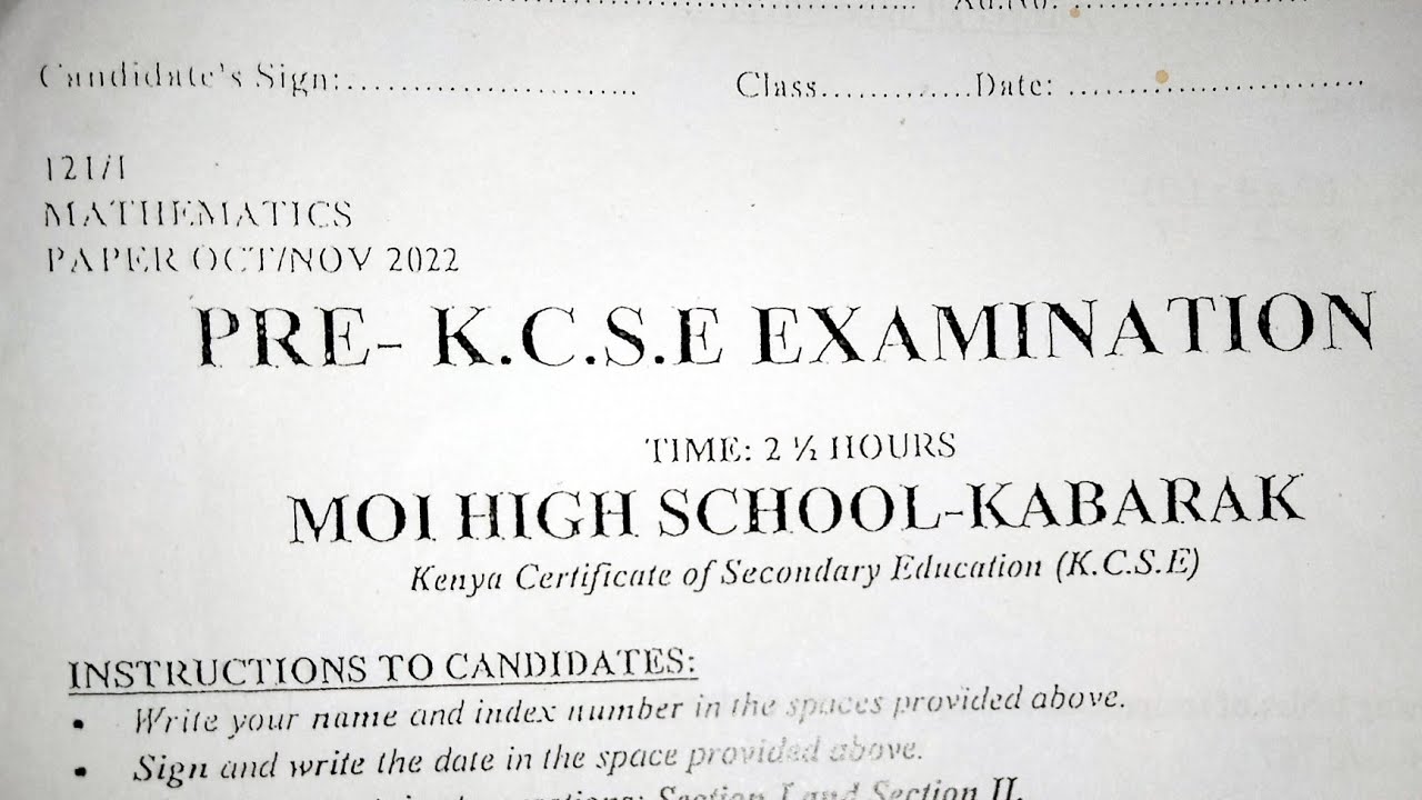 МОИ КАБАРАК ПРЕД-KCSE МАТЕМАТИЧЕСКИЙ СТАТЬЯ 1. ПОДШИПНИКИ