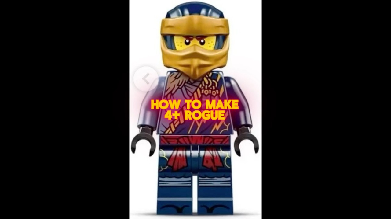 How to Make 4+ Rogue #rogue #jay #ninjago #ninjagojay #dragonsrising #minifigure #minifig #eviljay