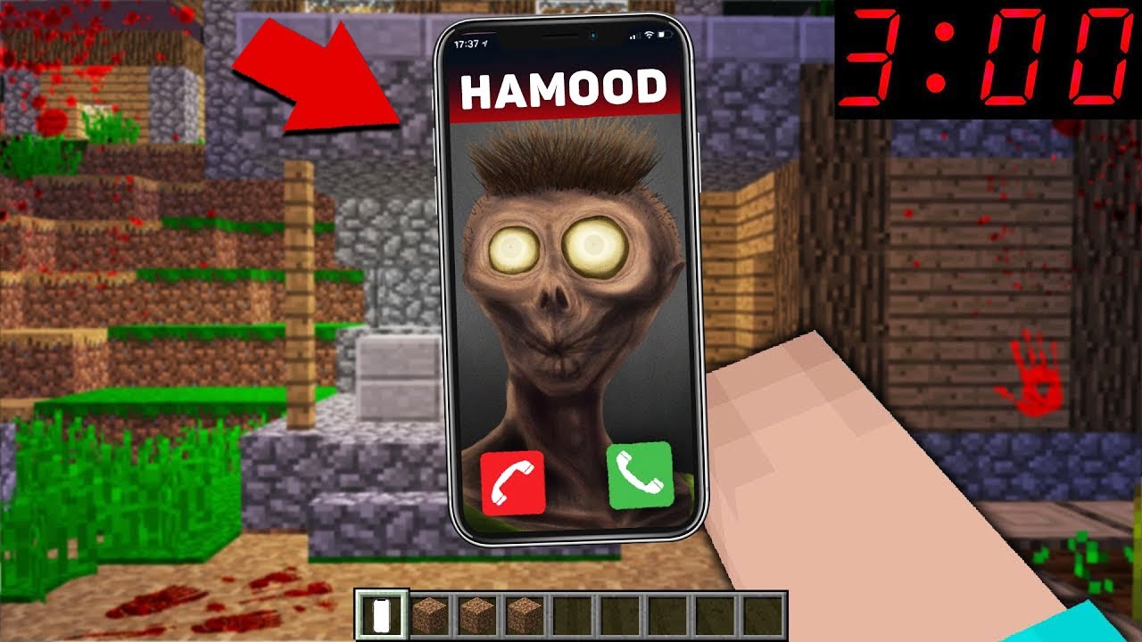 WHAT if HAMOOD CALLED NOOB AT 3:00AM? SCARY HAMOOD HABIBI in MINECRAFT : NOOB vs PRO