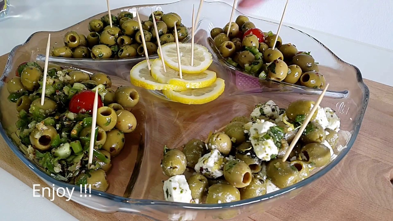 MARINATED OLIVES - Mediterranean Platter !!!