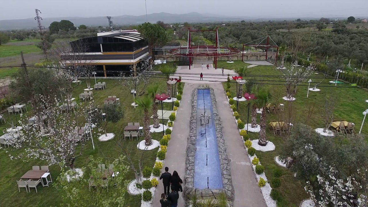 Siyah İnci Garden Kır Bahçesi ve Düğün Salonu - Bahçe Drone Çekim