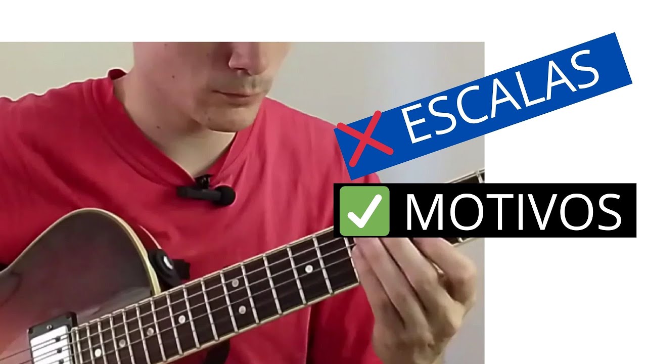 Cómo crear motivos melódicos en la guitarra (dejá de tocar escalas sin sentido)