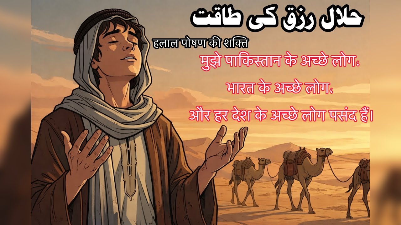 Halal Rizaq ki Taqat | urdu kahaniyan | hindi kahaniyan | moral stories | 