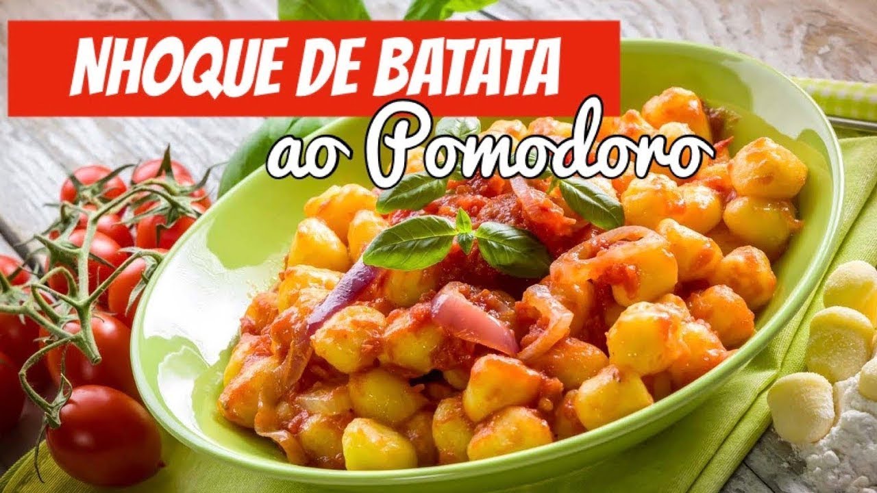 Nhoque de Batata ao Pomodoro (vegano 🌱)