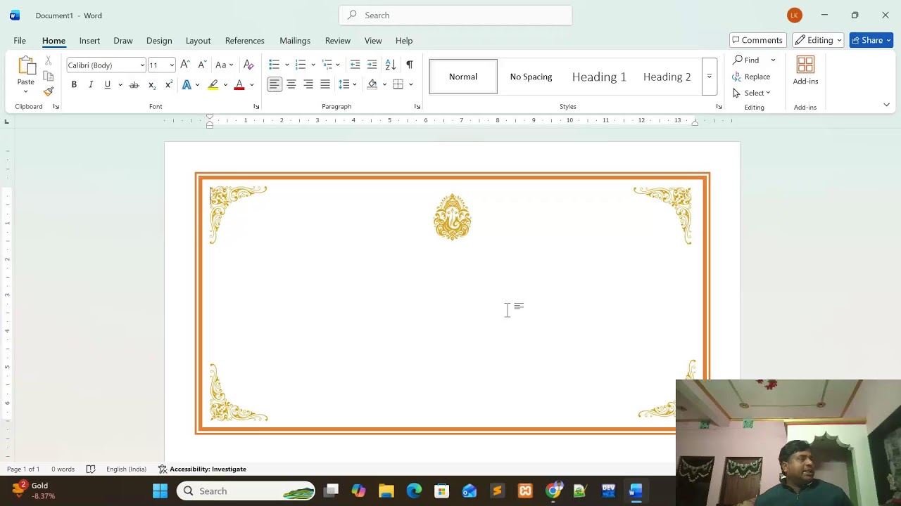 Design tab in MS Word(54th live Class)