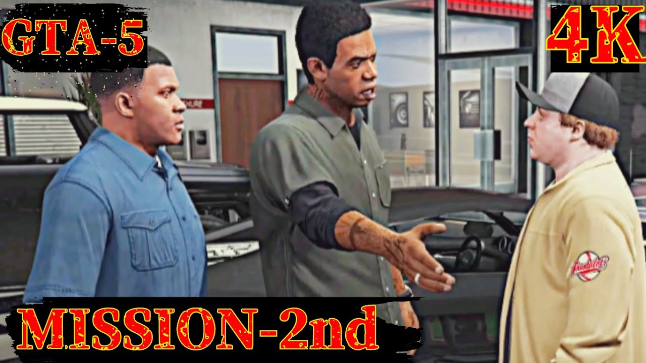Franklin And Lamar Mission GTA 5 Second Mission 4K