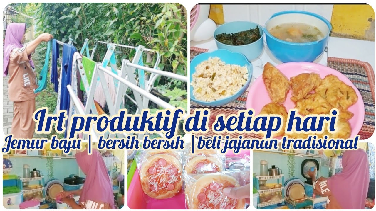 IRT PRODUKTIF DI PAGI HARI BONGKAR DAN REFIL BELANJAAN YANG HABIS JEMUR BAJU | MASAK ,BERSIH BERSIH