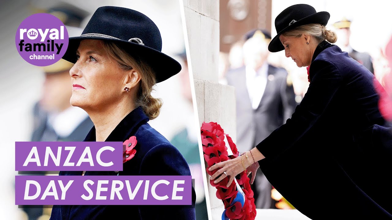 Duchess Sophie Joins London’s Dawn Anzac Day Service