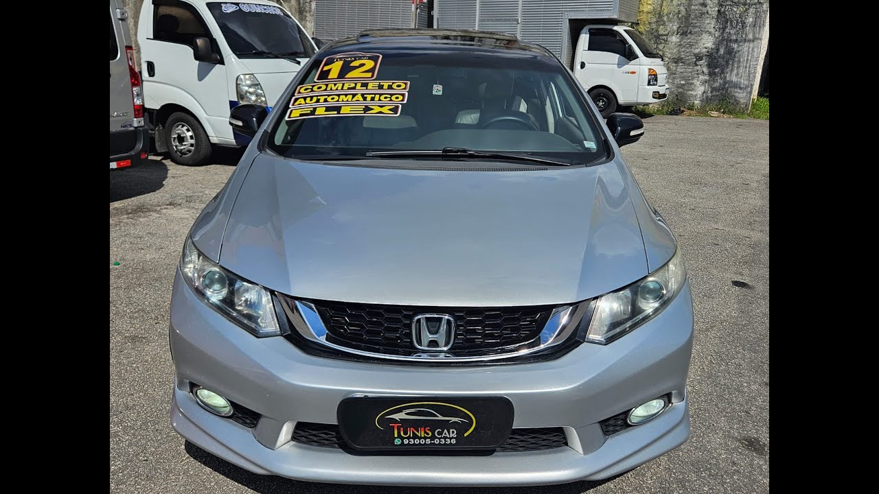 Civic EXS 2012, Top de Linha Com Teto Solar
