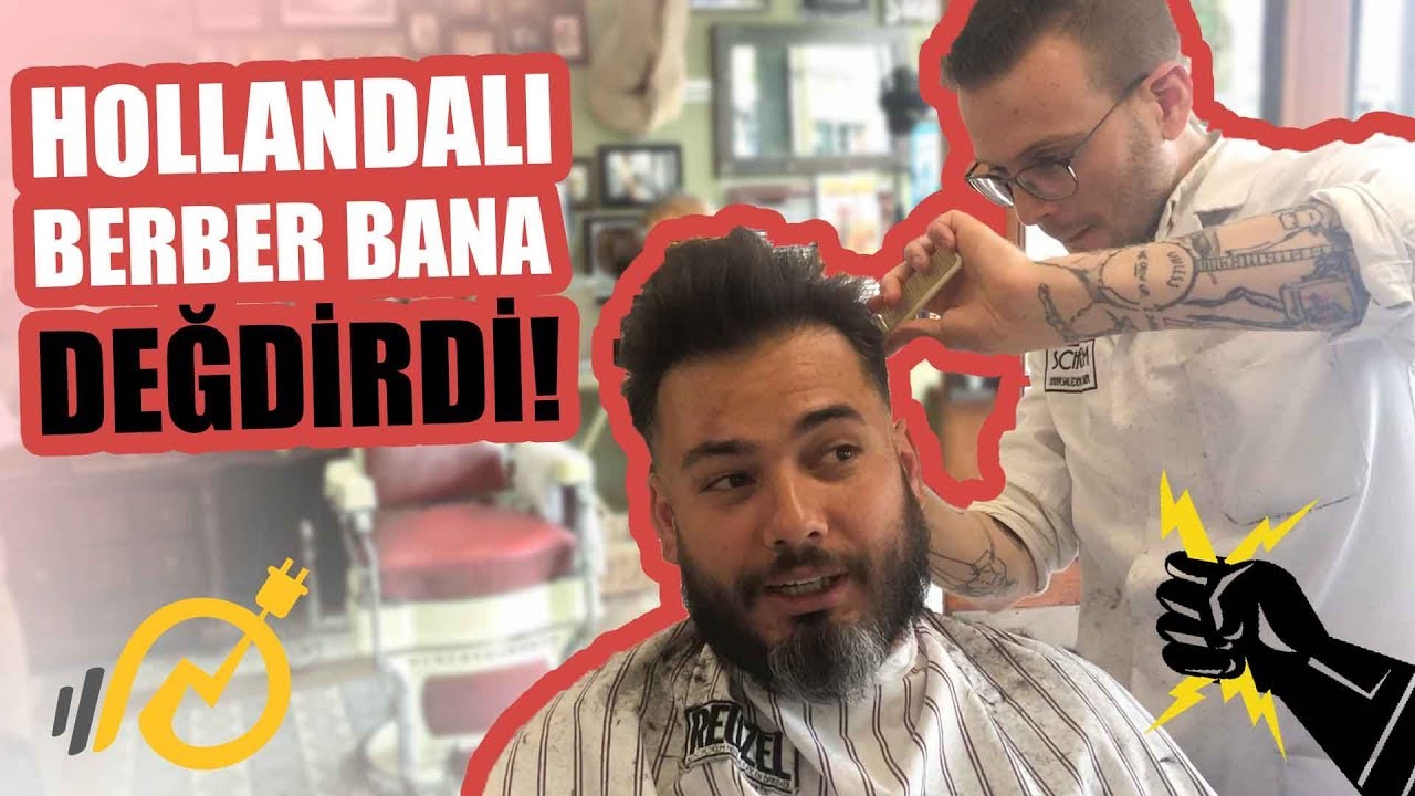 TÜRK BERBER VS HOLLANDALI BERBER HOLLANDADA ÜNLÜ SCHOREM BERBERE TIRAŞ OLDUM| BERBER KOLUMA DEĞDİRDİ