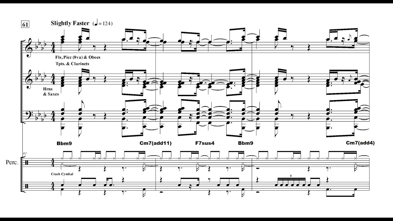 WIND BAND SCORE STUDY #43 SEVENS (Hazo)