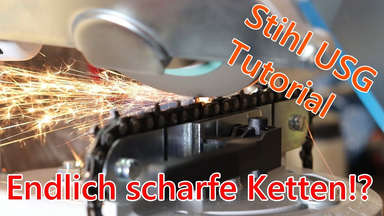 Richtig Ketten schärfen mit Stihl USG | Kettenschärftutorial | HBNB-Motorsägen