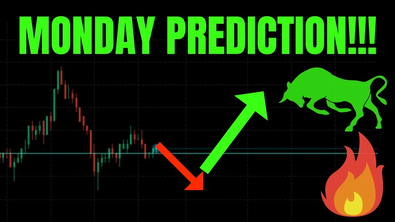 🔥 MONDAY PREDICTION! SPY, QQQ, TSLA, ES, NVDA, AAPL, AMZN, META, & BTC PREDICTION! 🚀