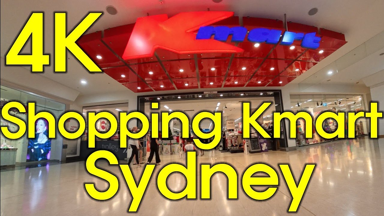 Shopping Kmart, Sydney, Australia