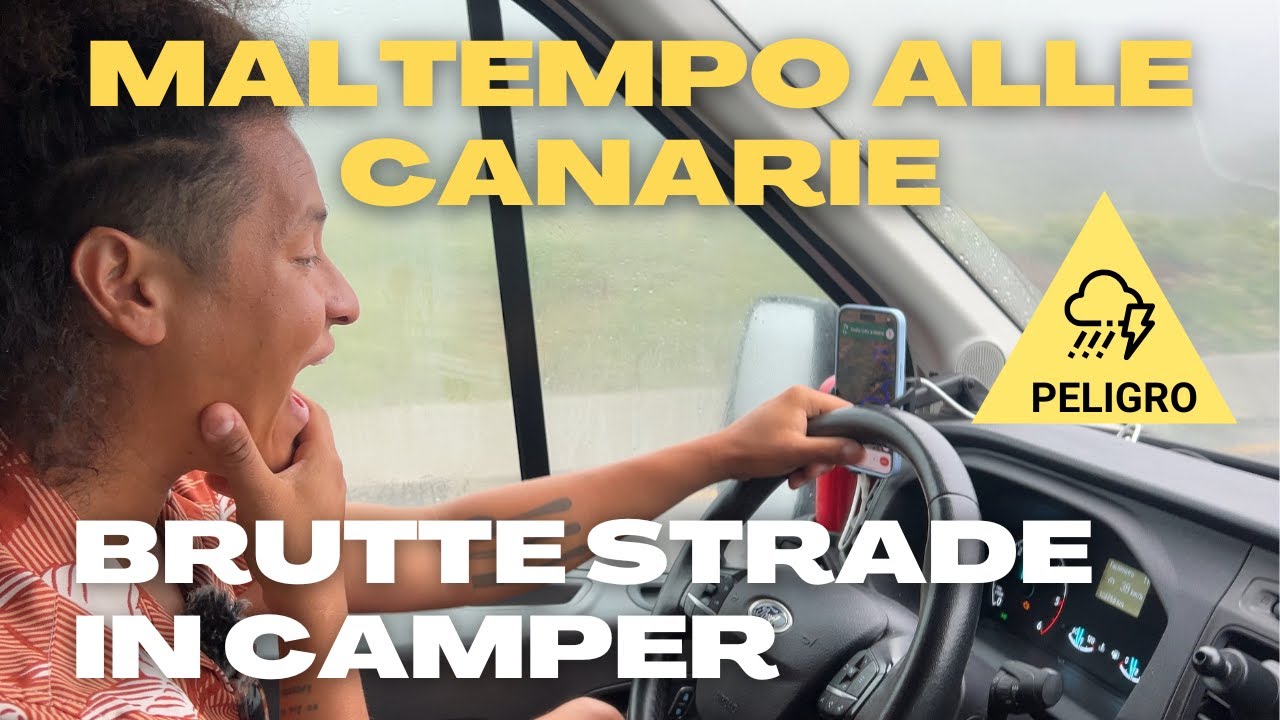 La Gomera in camper: brutte strade e maltempo alle isole Canarie [4K]