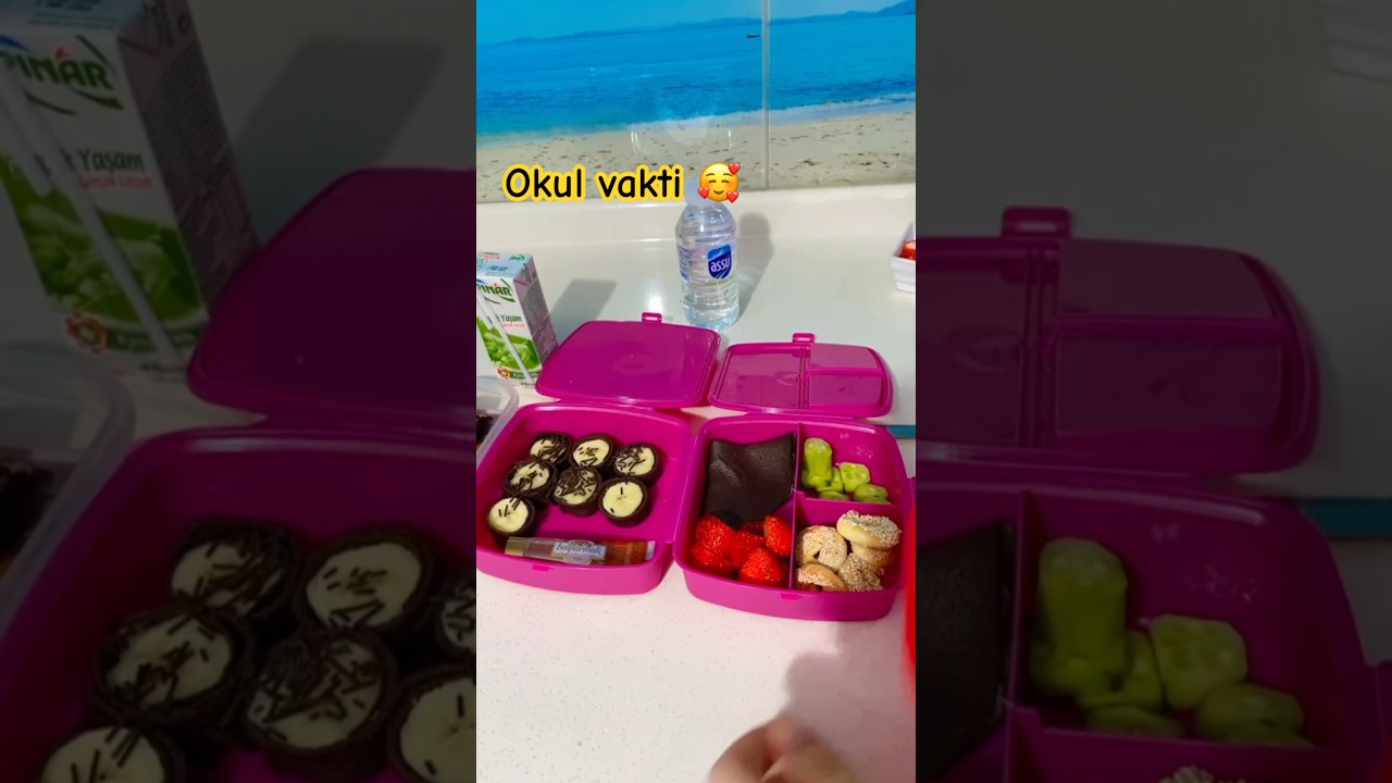 Okul vakti🥰🥰 #okul #youtubeshorts #beslenme #birgünüm #çocuk