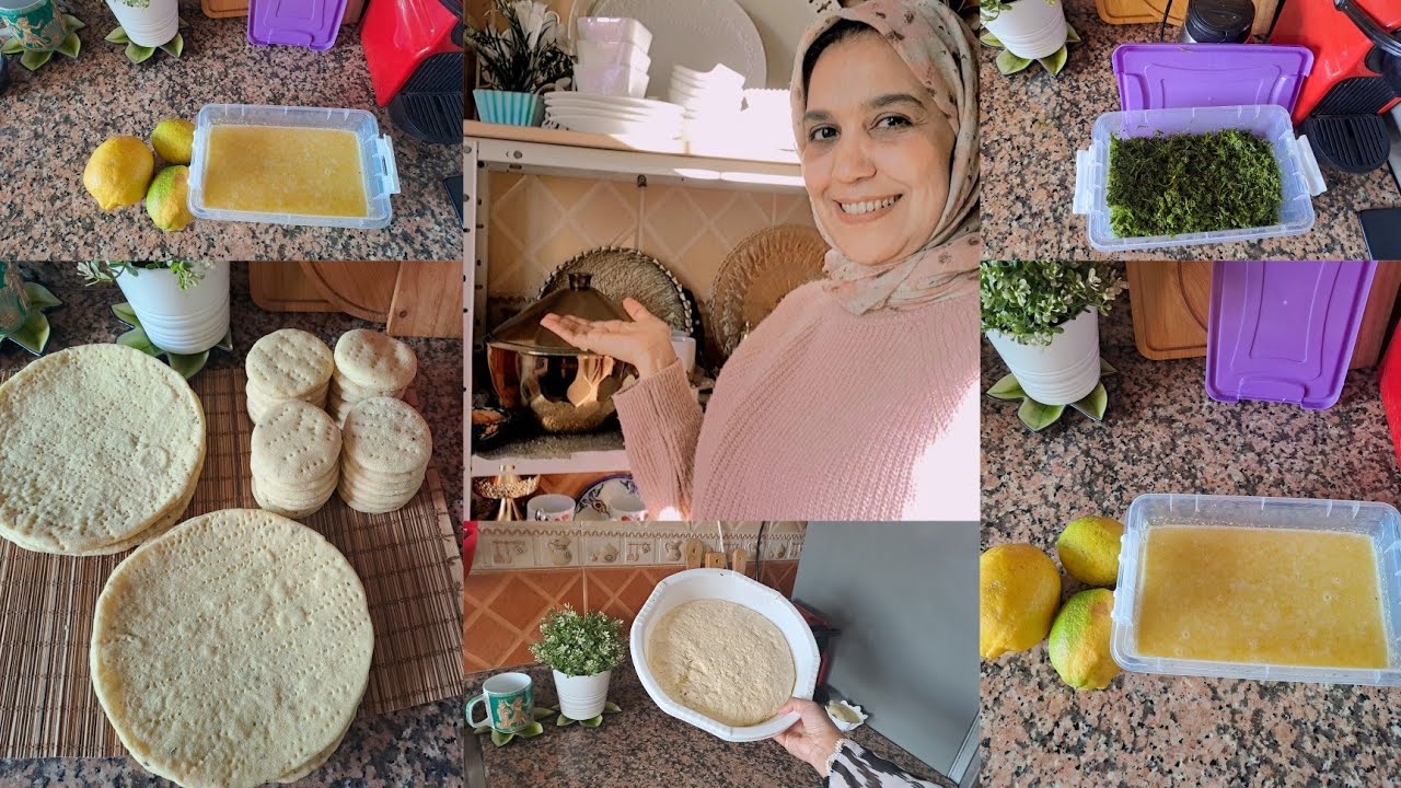 تحضيرات مسبقة لشهر رمضان 🌙عجينةالبيتزا خطيرةخفيفة وسريعة التحضير😋