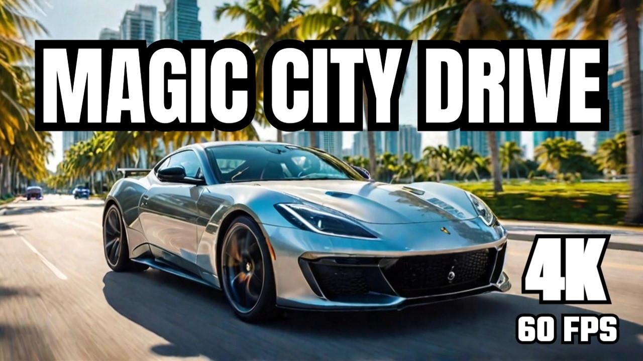 Ultimate Miami Drive: 4K Joyride through the Magic City