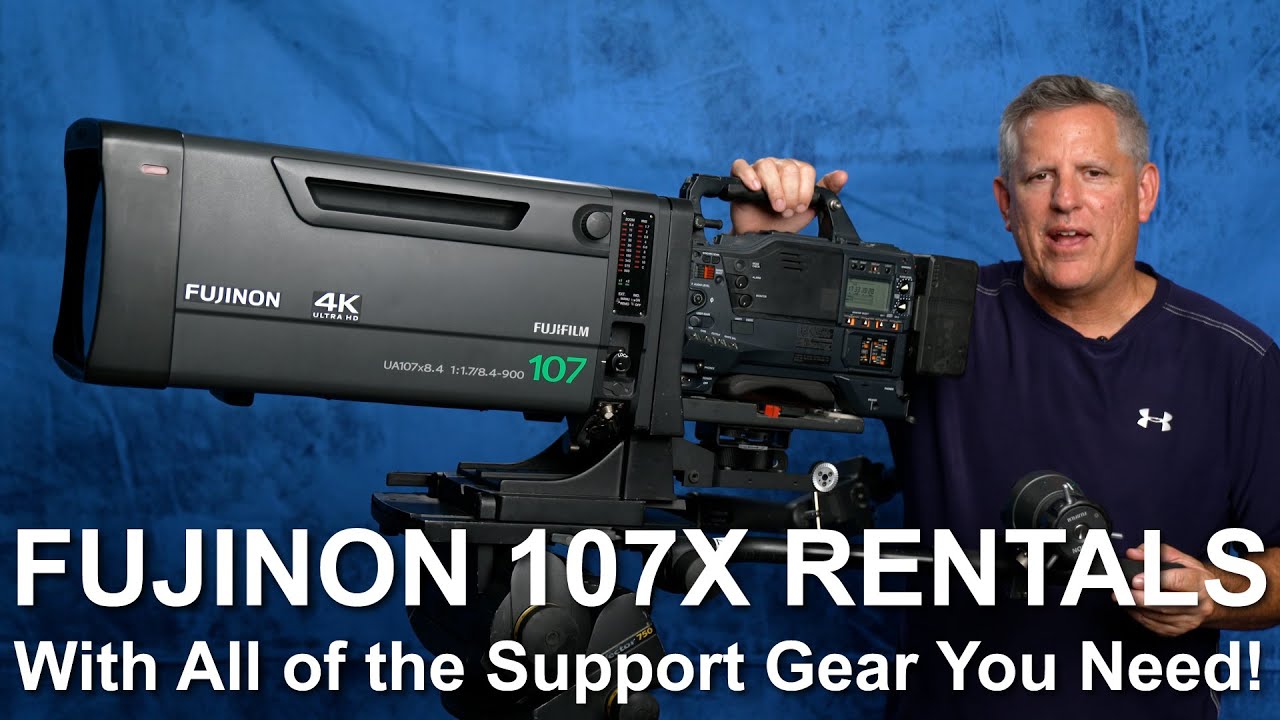 Fujinon UA 107X8.4 Lens Rental Los Angeles Vinten Osprey Elite Vinten Vector 750 Cam Head Rentals