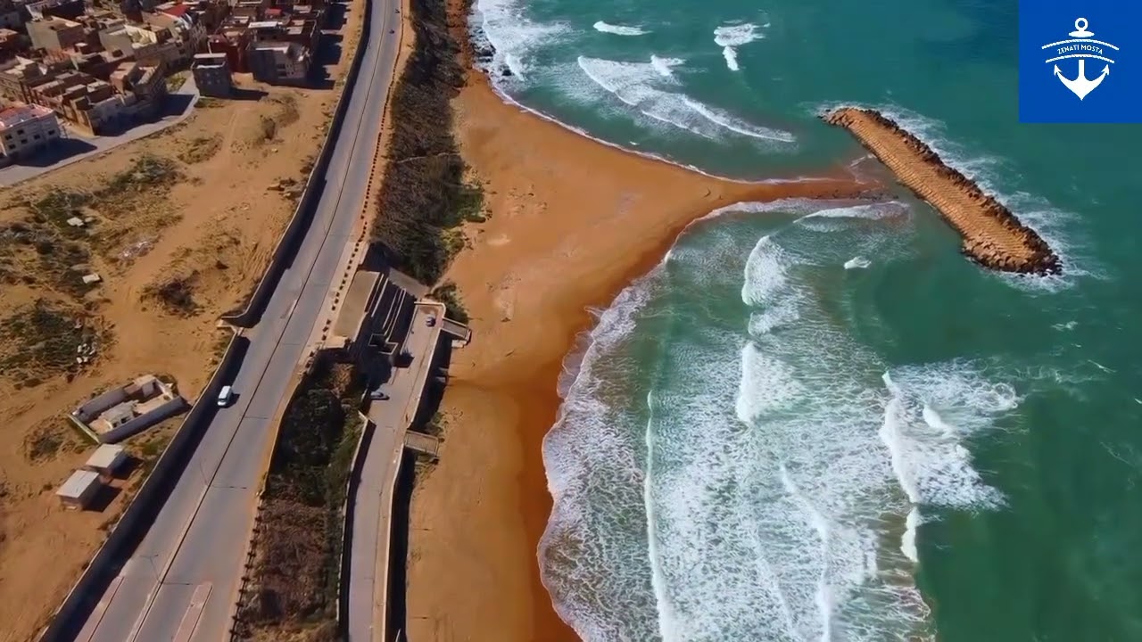 منظر حي السلام والمجدوب  من مستغانم عبر طائرة  الدرون