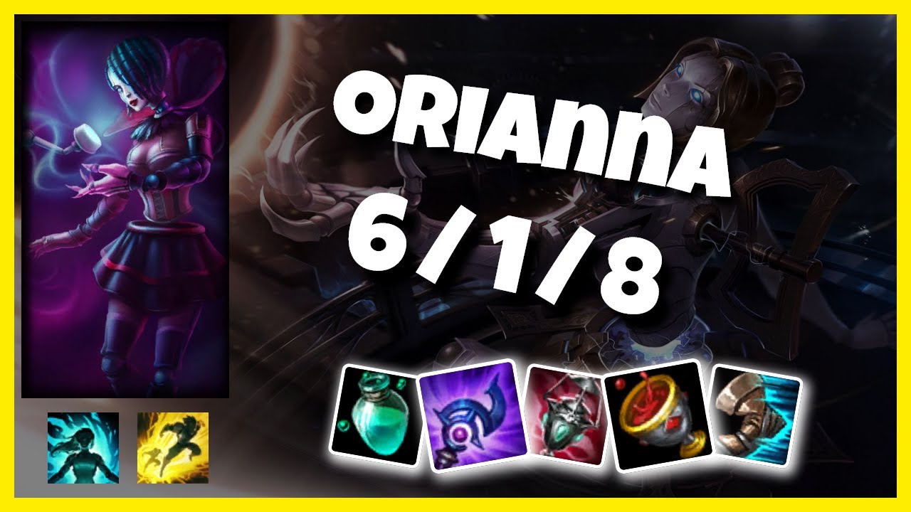 Korean Challenger Orianna Mid (6/1/8) Gameplay Replay - Patch 10.18