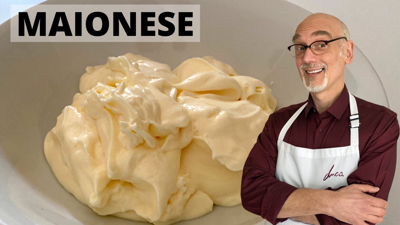 MAIONESE fatta in casa col minipimer - Pronta in 5 minuti [ITA]