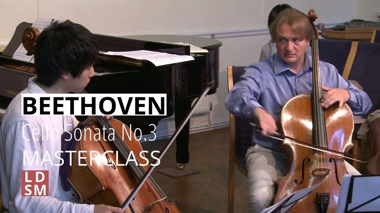 Beethoven Cello Sonata No.3 | LDSM 2015 Cello Masterclass with Gregor Horsch