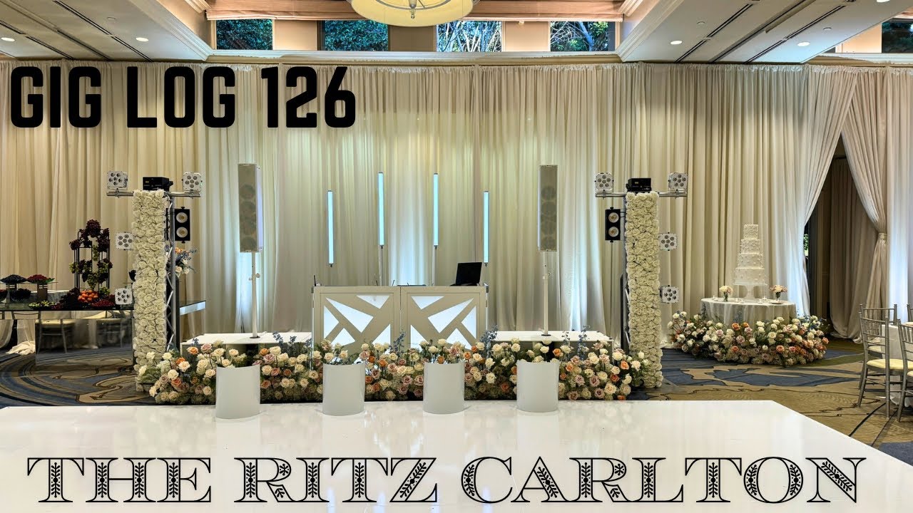 GIG LOG 126 | RITZ CARLTON WEDDING | TOOK SOME WARMING UP