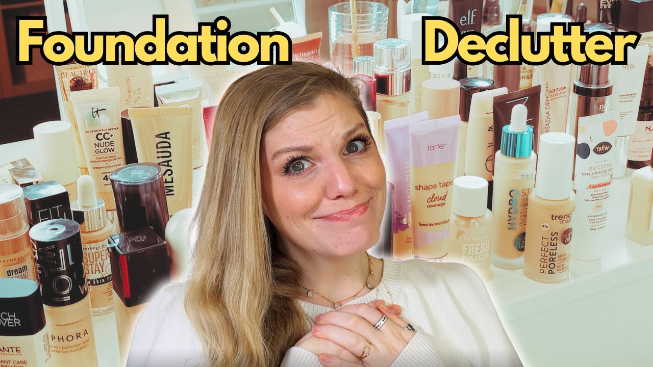 XXL Schminksammlung 💄 Die Hälfte muss WEG 🚮 Make-Up Declutter 💄 Foundation