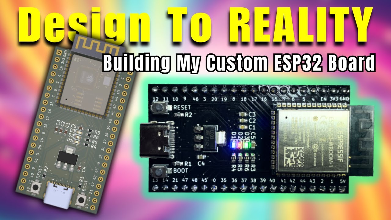 I Built My Own ESP32-S3 Board… And It Actually Works!