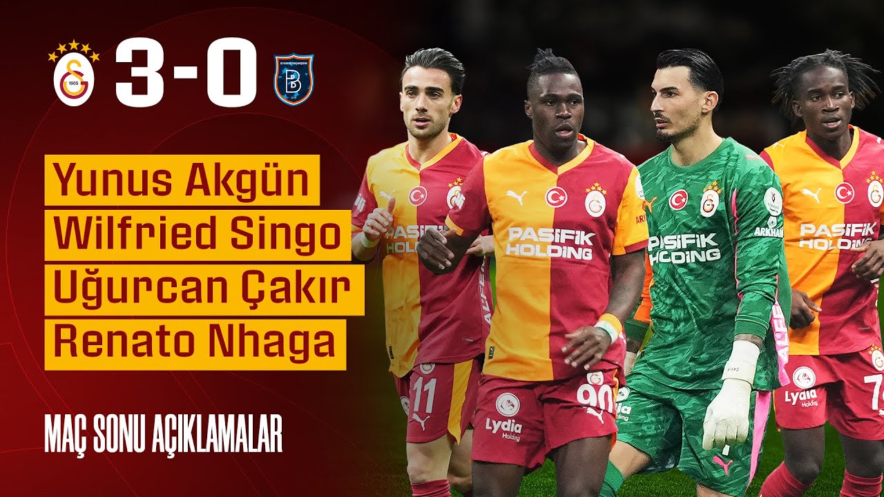🎙️ Futbolcularımızdan Yunus Akgün, Wilfried Singo, Uğurcan Çakır ve Renato Nhaga'nın açıklamaları