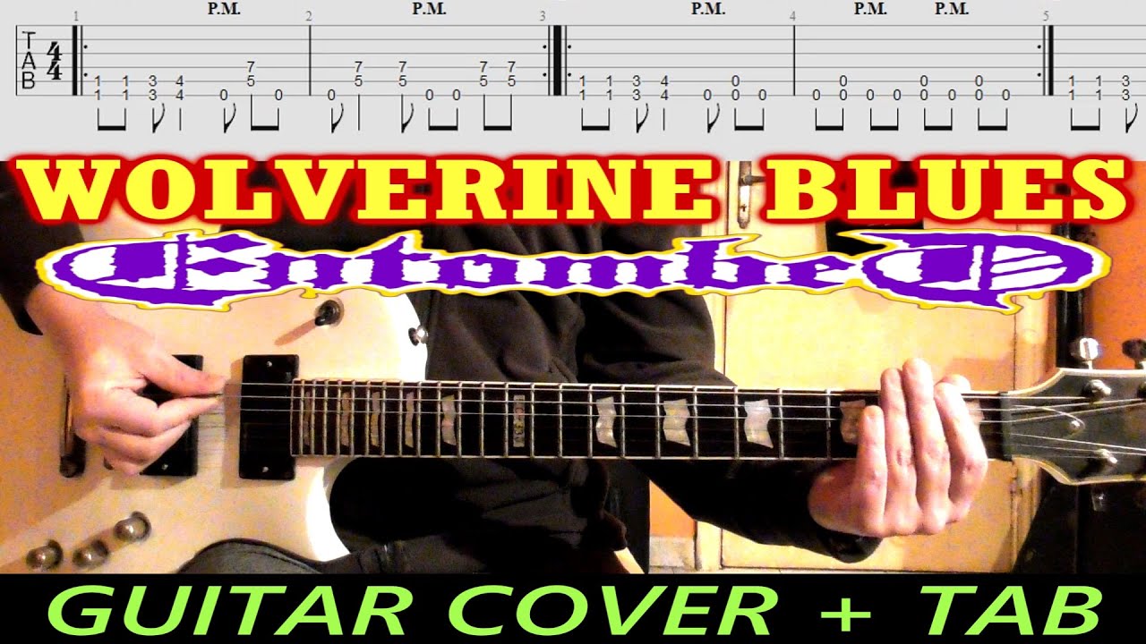 Wolverine Blues GUITAR TAB Cover Entombed | Lesson Tutorial - DEATH METAL EASY - Drop A# Tuning