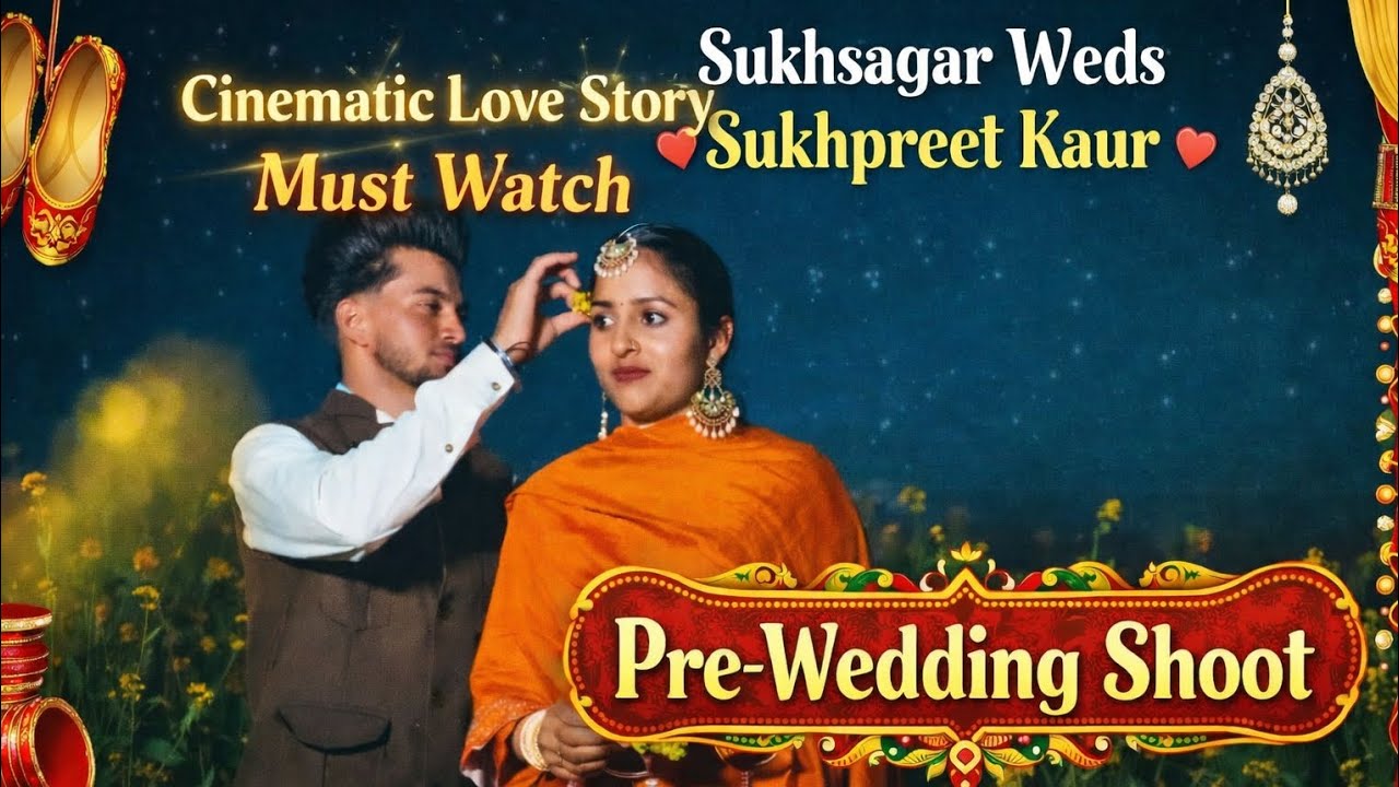 Sukhsagar Weds Sukhpreet Kaur 💍 | Romantic Pre Wedding Cinematic Video | Punjabi Wedding 2026