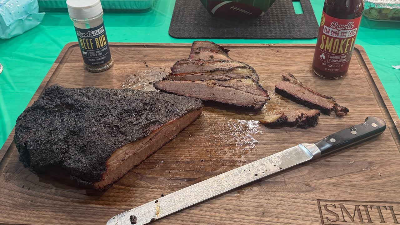 How to Smoke a Brisket on a Pellet Smoker. Tender & Delicious #RussellsDamGoodBBQ 