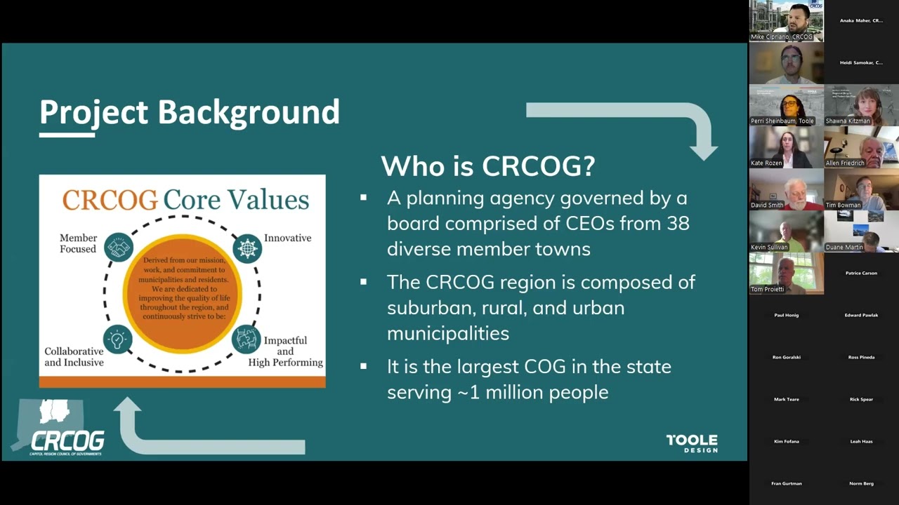 #CRCOGWhy: Priority Pathways Public Meeting #1: The Trailhead