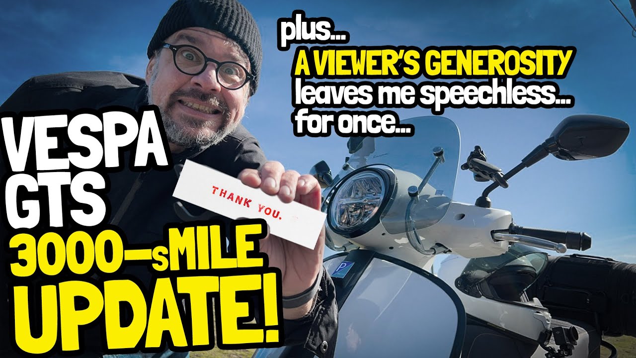 Проехав 3000 миль на моем Vespa GTS, я все еще влюблен