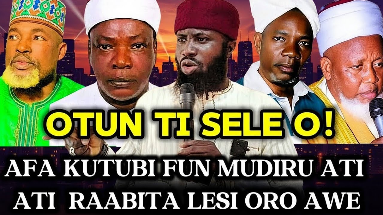 AFA KUTUBI FUN MUDIRU ATI RAABITA LESI LORI ORO OSU AWE