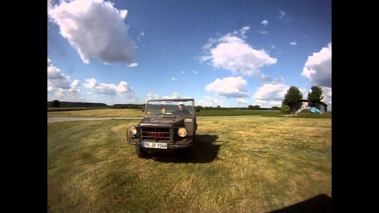 Fahraufnahmen DKW Munga und VW Iltis