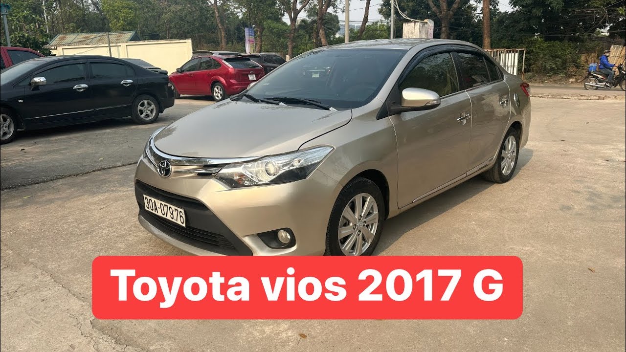 Toyota vios 2017 bản 1.5 G , xe ko kinh doanh taxi dịch vụ / bản cao cấp nhất của vios