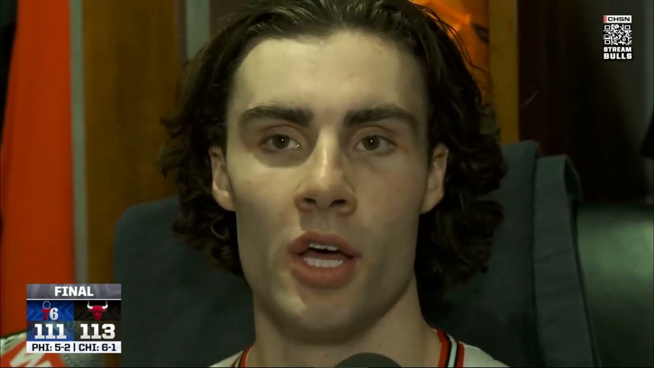 Josh Giddey PostGame Interview | Philadelphia 76ers vs Chicago Bulls