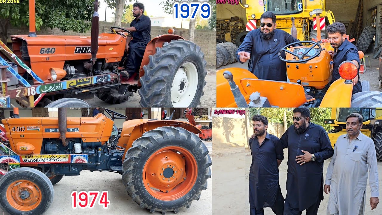 Fiat 640 Model 1979|Fiat 450 1974|اتنے پرانے ماڈل اور بالکل نئے جیسے فیٹ ٹریکٹر لور