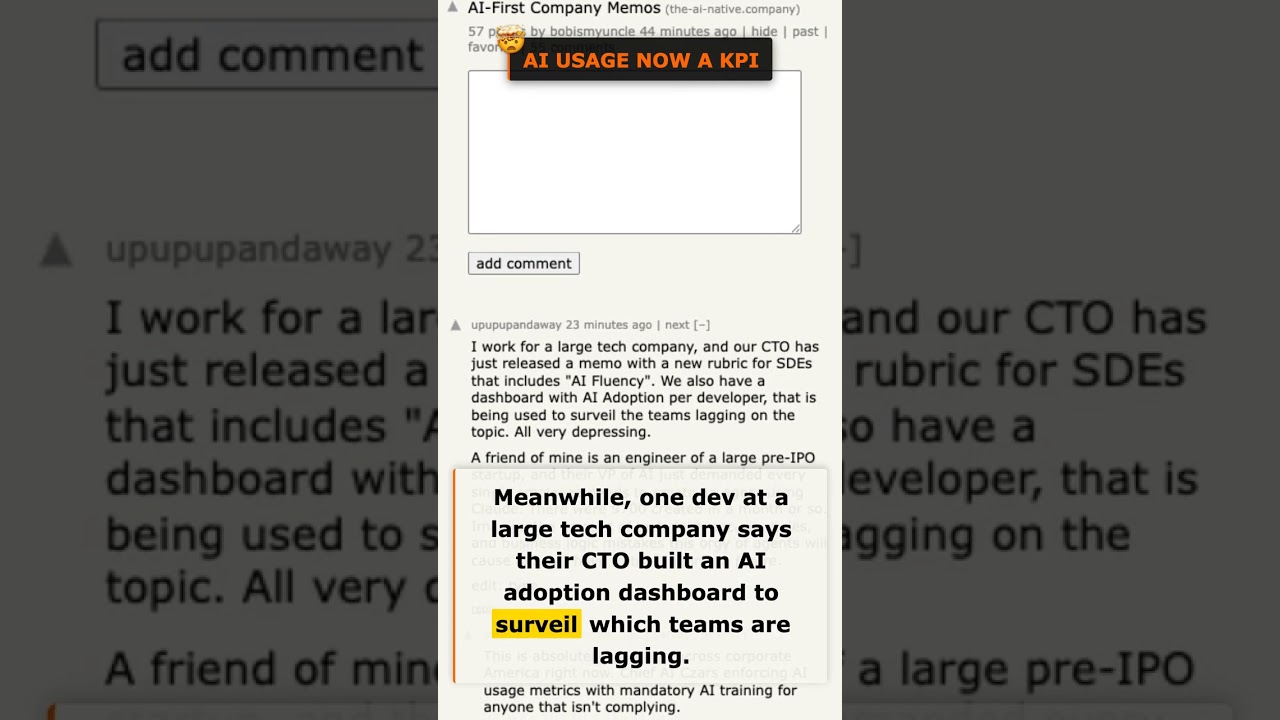 CEOs writing identical #AI memos to force adoption (but devs aren't buying it) #HackerNews