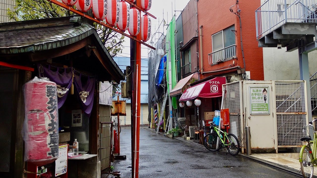 Tokyo Shirasagi Rain Walk | 4K HDR